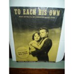 To each his own / jay livingston and ray evans .