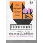 Topten n 25 - hit parade 12 accords pour orgue et guitare
