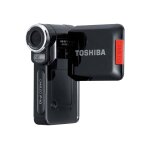 Toshiba camileo p10 - camscope - 1080p - 5. 0 mp - flash 128 mo - carte flash - brillant minuit