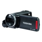 Toshiba camileo z100 - camscope - 3d - 1080p - 5. 0 mp - carte flash - noir