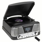 Tourne - disques radio cd bigben td79 nostalgia (noir)