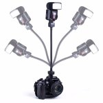Ttl flexible arm off - camera support de contrle de flash support pour trpied pour nikon