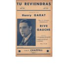Tu reviendras chanté par henry garat dans la comédie rive gauche Tu reviendras chanté par henry garat dans la comédie rive gauche
