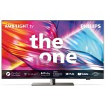 Tv led philips the one 55pus8949 139 cm ambilight 4k uhd smart tv 2024 gris anthracite Tv led philips the one 55pus8949 139 cm ambilight 4k uhd smart tv 2024 gris anthracite
