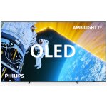 Tv oled ambilight philips 77oled809 194 cm 4k uhd google tv 2024 m�tal argent