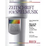S�tze aus der h - moll - suite bwv 1067 - fl�te a bec alto et clavecin