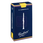 Vandoren traditional botes de 10 anches pour clarinette sib, force 4