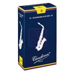 Vandoren traditional bote de 10 anches pour saxophone alto, force 3