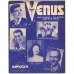 Vnus (jean broussolle / ed marshall) / partition originale 1959, piano et chant