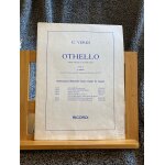 Verdi othello chanson du saule desd�mone partition chant piano fran�ais ricordi