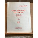 Villa - lobos gavotta choro partition guitare suite populaire bresilienne eschig