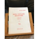 Villa - lobos scottich choro partition guitare suite populaire bresilienne eschig