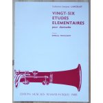 Vingt six etudes elementaires pour clarinette Vingt six etudes elementaires pour clarinette