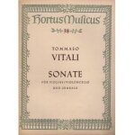 Vitali: sonate fur violine violoncello und cembalo (hortus musicus 38)