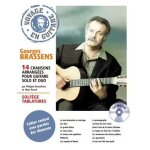 Voyage en guitare - georges brassens - 14 chansons arrangees pour solo et duo - tablatures - paroles ...