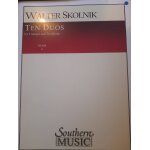 Walter skolnik : 10 duos trompette et trombone grade 4 southern music