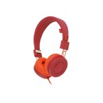 Wiko wishake - ecouteurs avec micro - circum - aural - filaire - violet, rouge