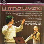 Witold lutoslawski : chaine pour violon - musique funèbre - jeux venitiens Witold lutoslawski : chaine pour violon - musique funèbre - jeux venitiens