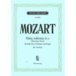 Wolfgang amadeus mozart missa solemnis in c kv 139 (47a)  waisenhaus - messe  r�duction piano