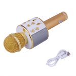 Ws858 microphone sans fil accueil ktv musique jouer karaoke micro pratique