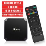 X96 mini 2gb / 16gb lecteur multimdia de diffusion en continu android 11