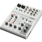 Yamaha ag06mk2w white table de mixage live streaming