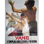 Yang l'implacable kung - fu - kid - 1977 - karate - 40x60cm - affiche / poster envoi en tube