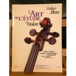 Zakhar bron l'art de l'tude pour violon partition recueil editions leduc