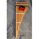 Zampona siku panpipes 19 tuyaux. sign� andres maniani lapaz - bolivia.