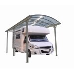 Abri camping car blanc 3, 60 x 7, 62 x h 3, 17 m Abri camping car blanc 3, 60 x 7, 62 x h 3, 17 m