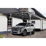 Abri voiture toit plat 5x3m