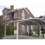 Carport double 6x5m en aluminium blanc Carport double 6x5m en aluminium blanc