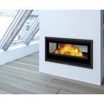 Insert à bois bronpi cairo 110 - d double face vision 15kw avec turbine Insert à bois bronpi cairo 110 - d double face vision 15kw avec turbine