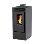Pole  granuls tanche marina 11kw noir interstoves