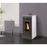 Pole  granuls tanche marina 11kw wifi blanc interstoves