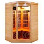 Sauna infrarouge apollon quartz 2  3 places france sauna