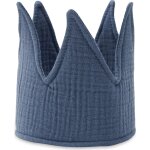Couronne d'anniversaire en tissu jeans blue