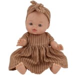 Poup�e jade avec tenue robe rayures fines