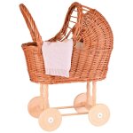 Landau pour poup�e en osier