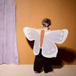 Ailes de papillon maxi violet dress - up