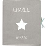 Album photo bb gris bton (personnalisable)