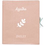 Album photo b�b� rose poudr� (personnalisable)