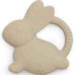 Anneau de dentition en caoutchouc lapin nougat