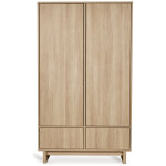 Armoire 2 portes kyo honey ash