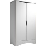 Armoire 2 portes fusion blanche