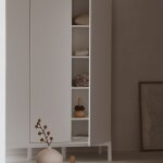 Armoire 2 portes ashi cr�me