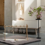 Armoire 2 portes flow white - oak