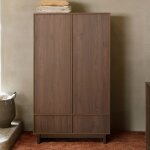 Armoire 2 portes kyo walnut