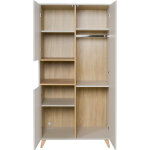 Armoire 2 portes loft argile - clay