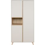 Armoire 2 portes loft argile - clay